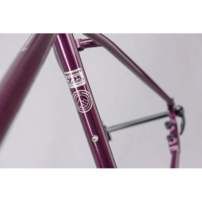 Genesis Croix De Fer 12/12 725 Gravel / Adventure Frameset - Purple-8